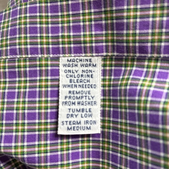 Polo By Ralph Lauren Estate Classic Fit Dress Shirt Men's Size 18 XXL Multicolor - Picture 13 of 16